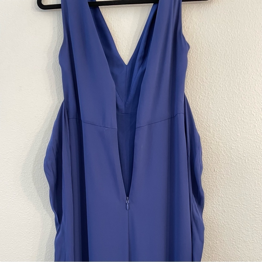 New BCBGMaxazria Norah Blue Sleeveless Evening Dress Gown Size 2 Bridesmaid Prom - Picture 8 of 15